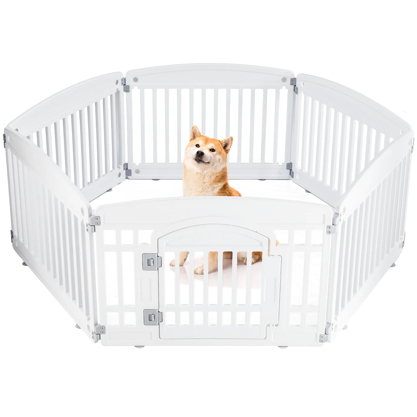 Hign-concerned Dog Playpen Indoor Outdoor Folding Portable Fence