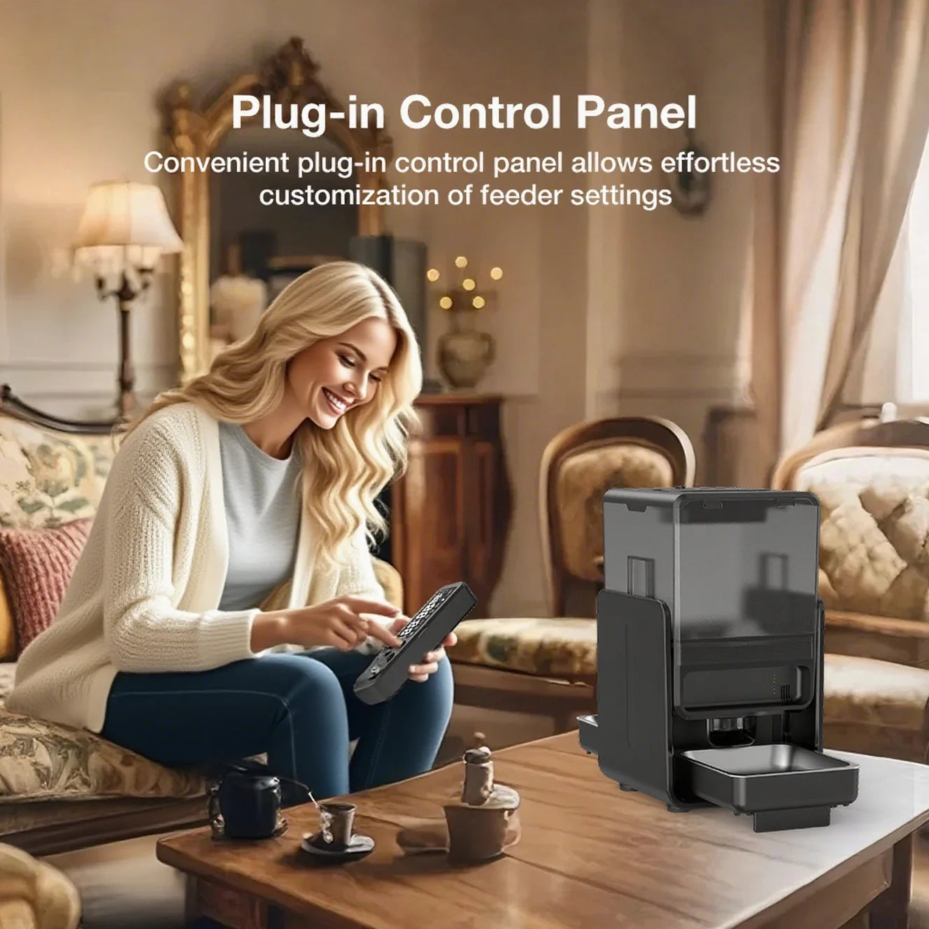 Cityflee Smart Pet Feeder Automatic With Timed Feeding For Cats And Dogs