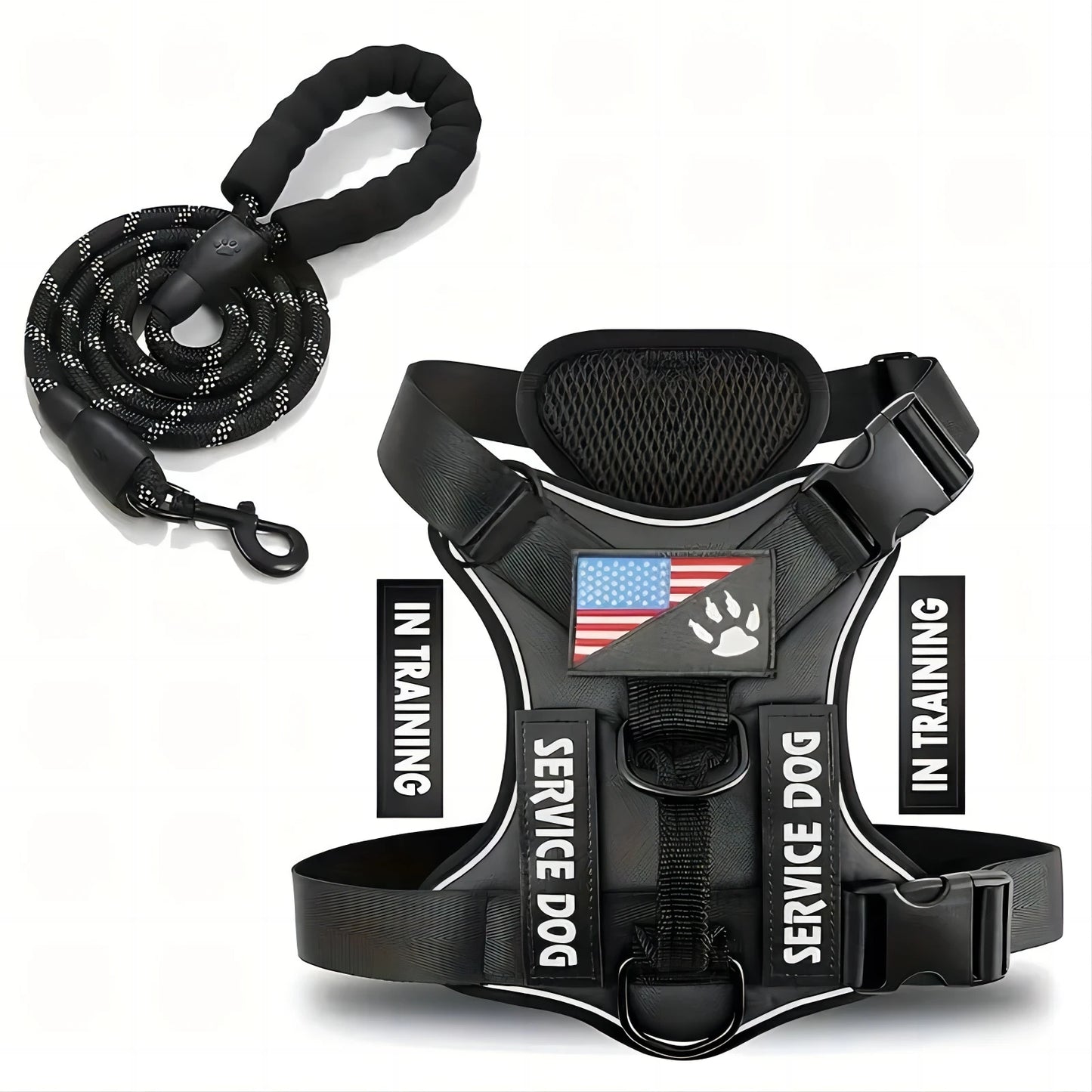 CN Zhejiang Escape Proof Dog Harness And Leash Set Reflective