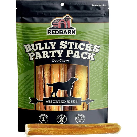 All Natural 100 Percent Beef Bully Sticks For Dogs 58 Count Variety Pack