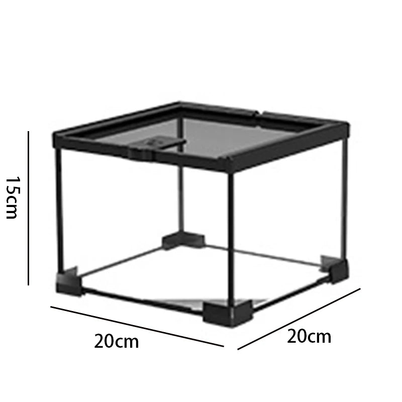 Miflame Glass Reptile Terrarium Habitat Tank for Lizards and Turtles