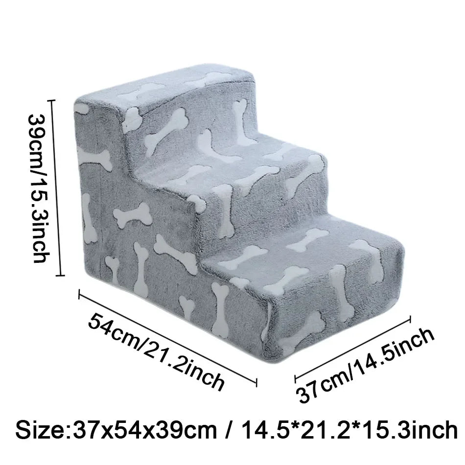 Dog Door Bone Shaped Pet Ramp Stairs for Medium Dogs