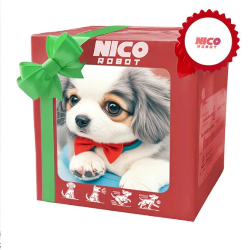 MINISOCN Cute Plush Robot Puppy Interactive Walking Toy Barking Tail Wagging