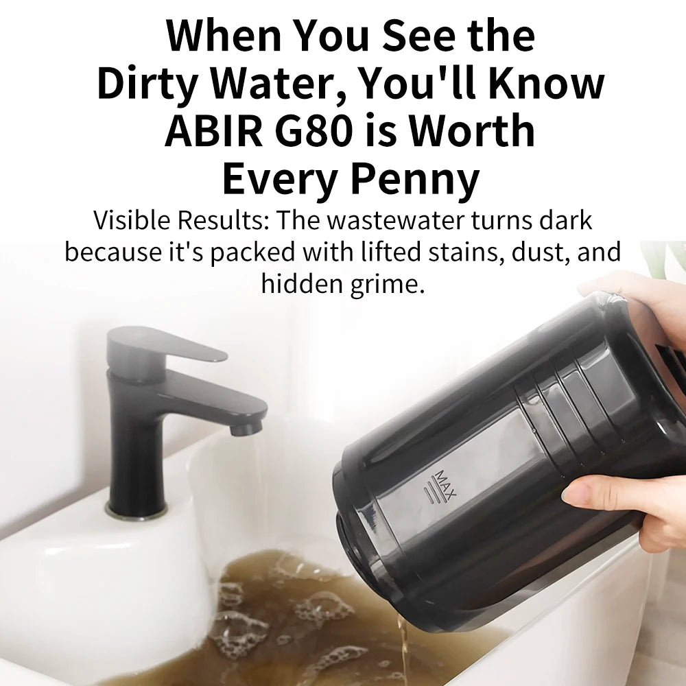 ABIR G80 Handheld Carpet Cleaner Wet Dry Vacuum For Home