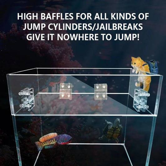 High-concerned Fish Tank Anti-Jump Stop Acrylic Clamp