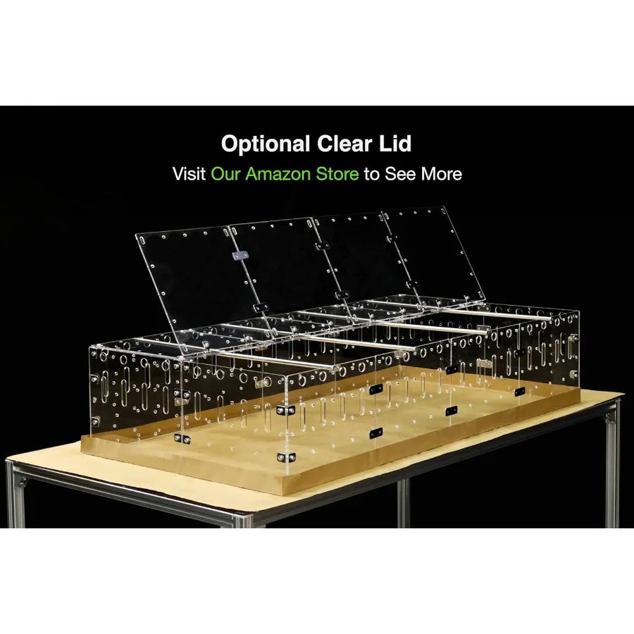 Extendable Wooden Cage For Small Animals Guinea Pigs Rabbits Quails