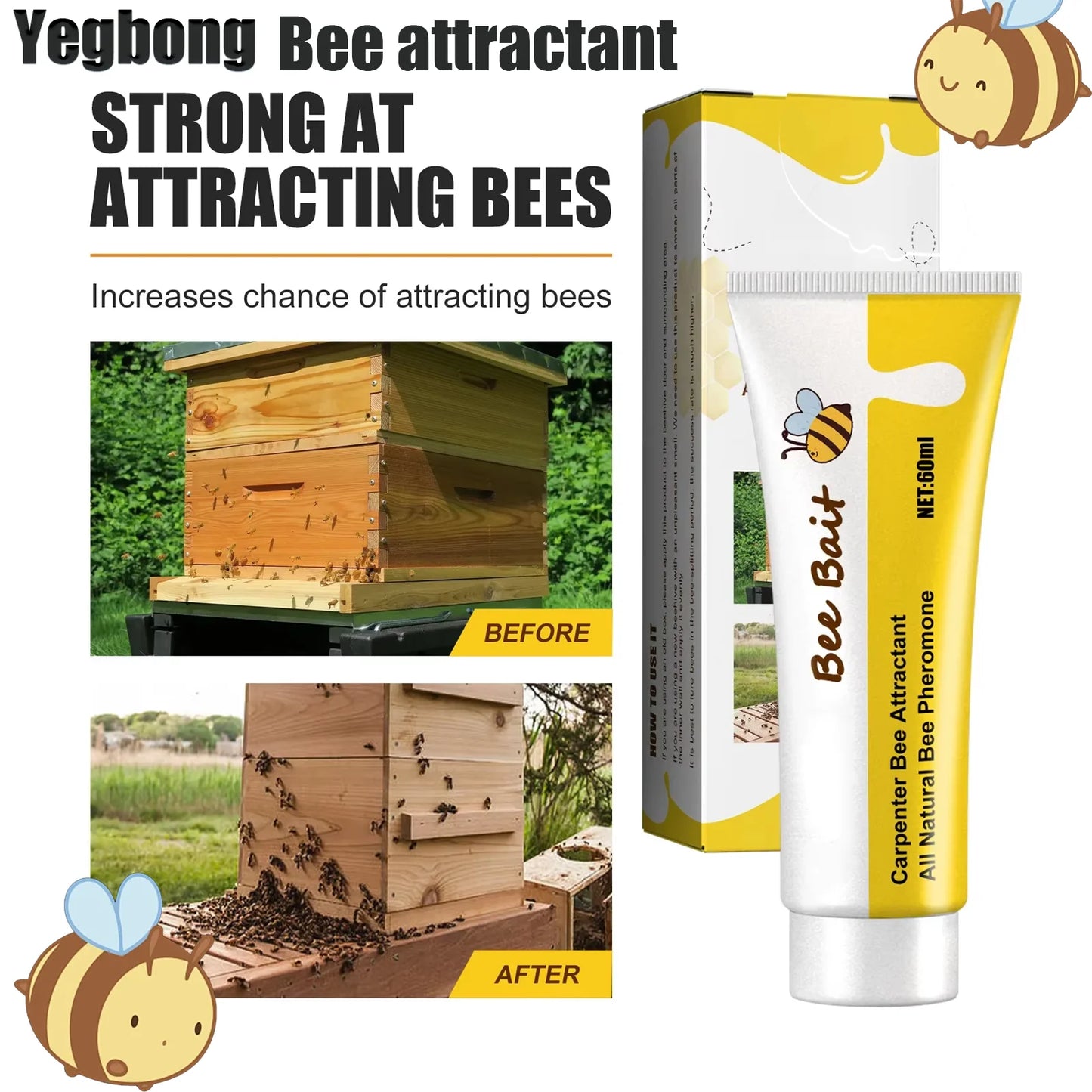 Beekeeping Bee Attractant Bait Swarm Commander Pheromone Lure