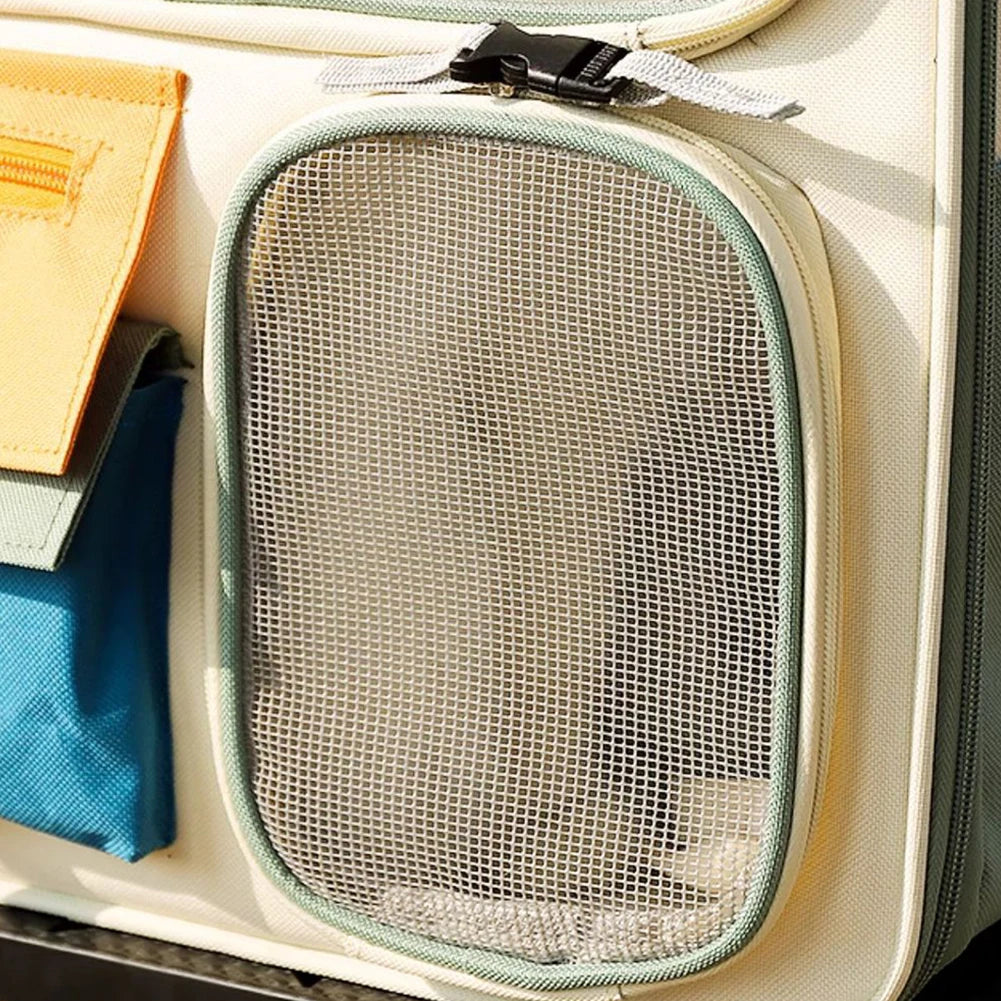 Shunmaii Dog Cat Travel Carrier Bag Mesh Ventilated Backpack