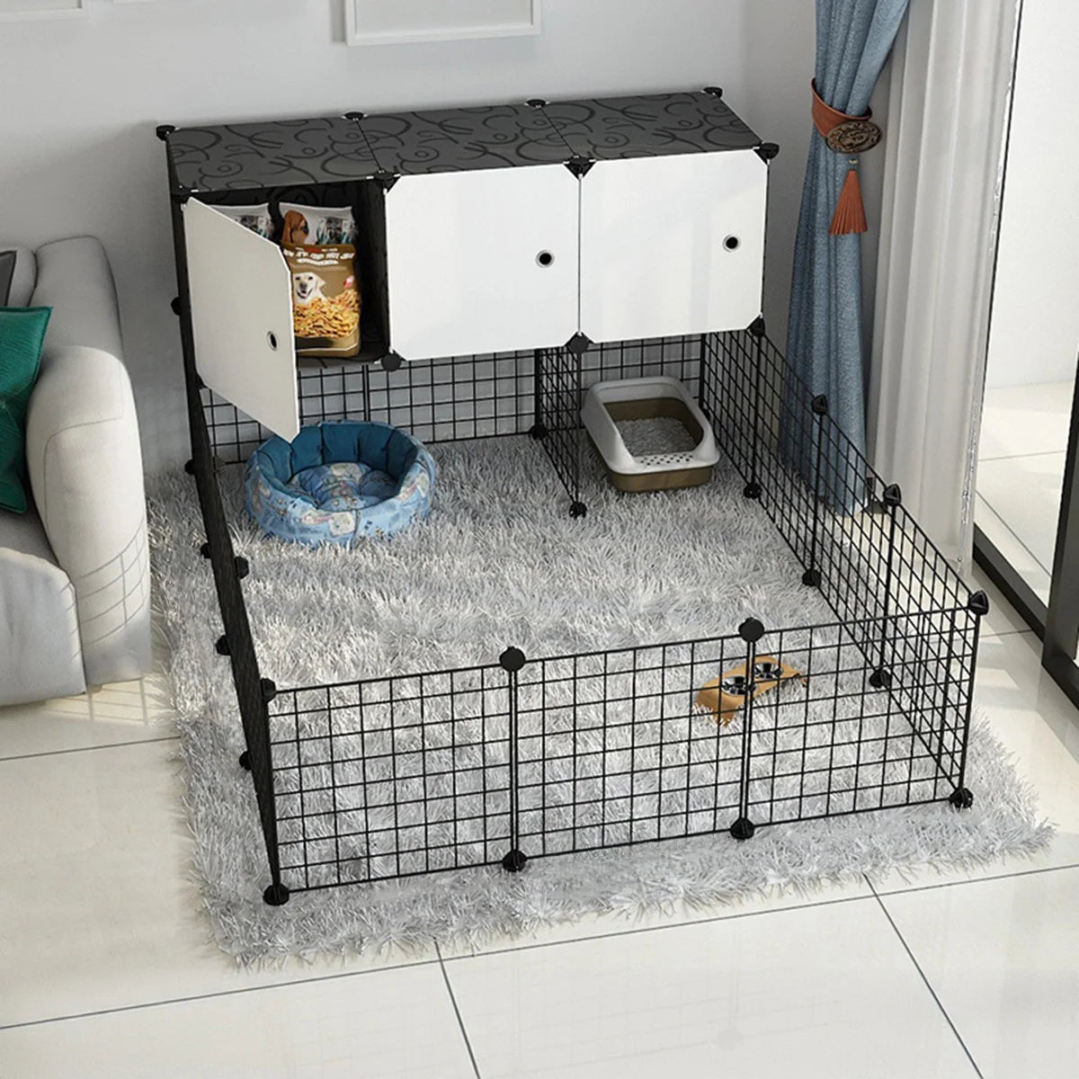 Zhejiang Pet Fence Dog Barrier For Small And Medium Dogs