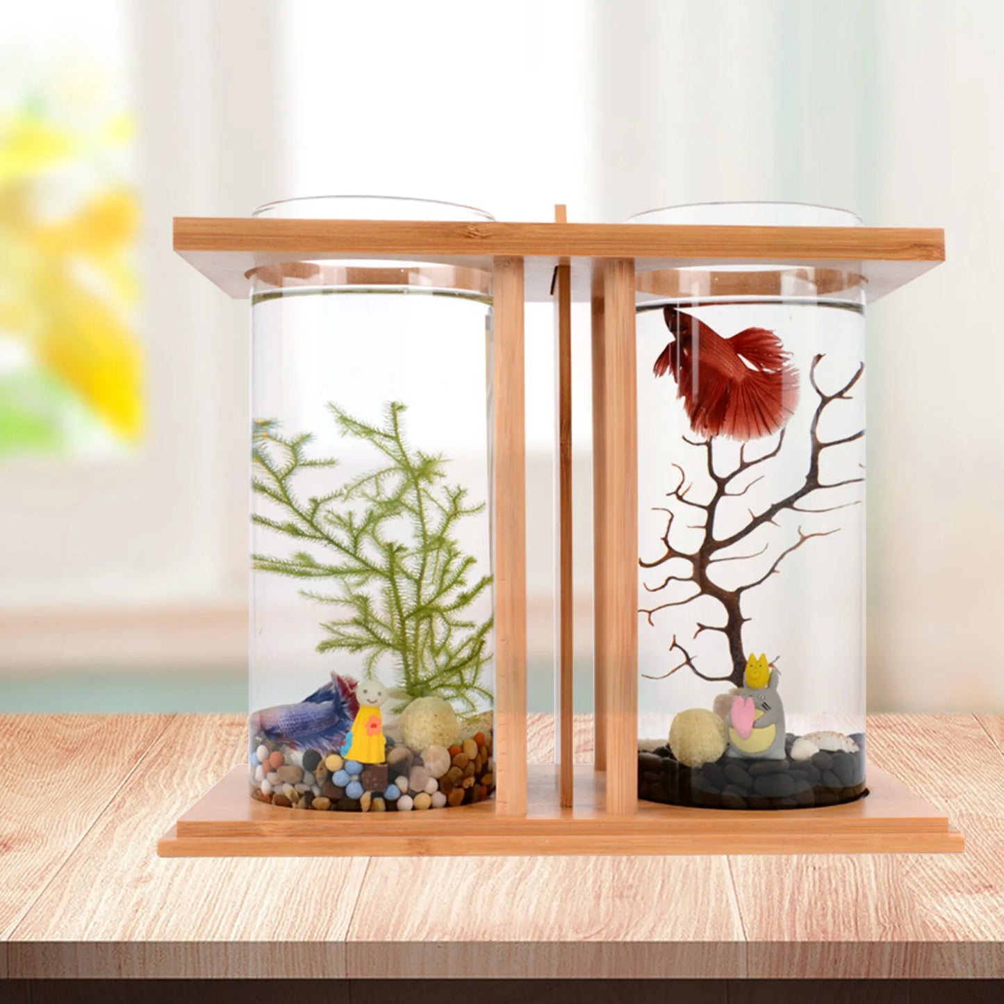 Hign-concerned Desktop Betta Tank Dual Glass Aquarium