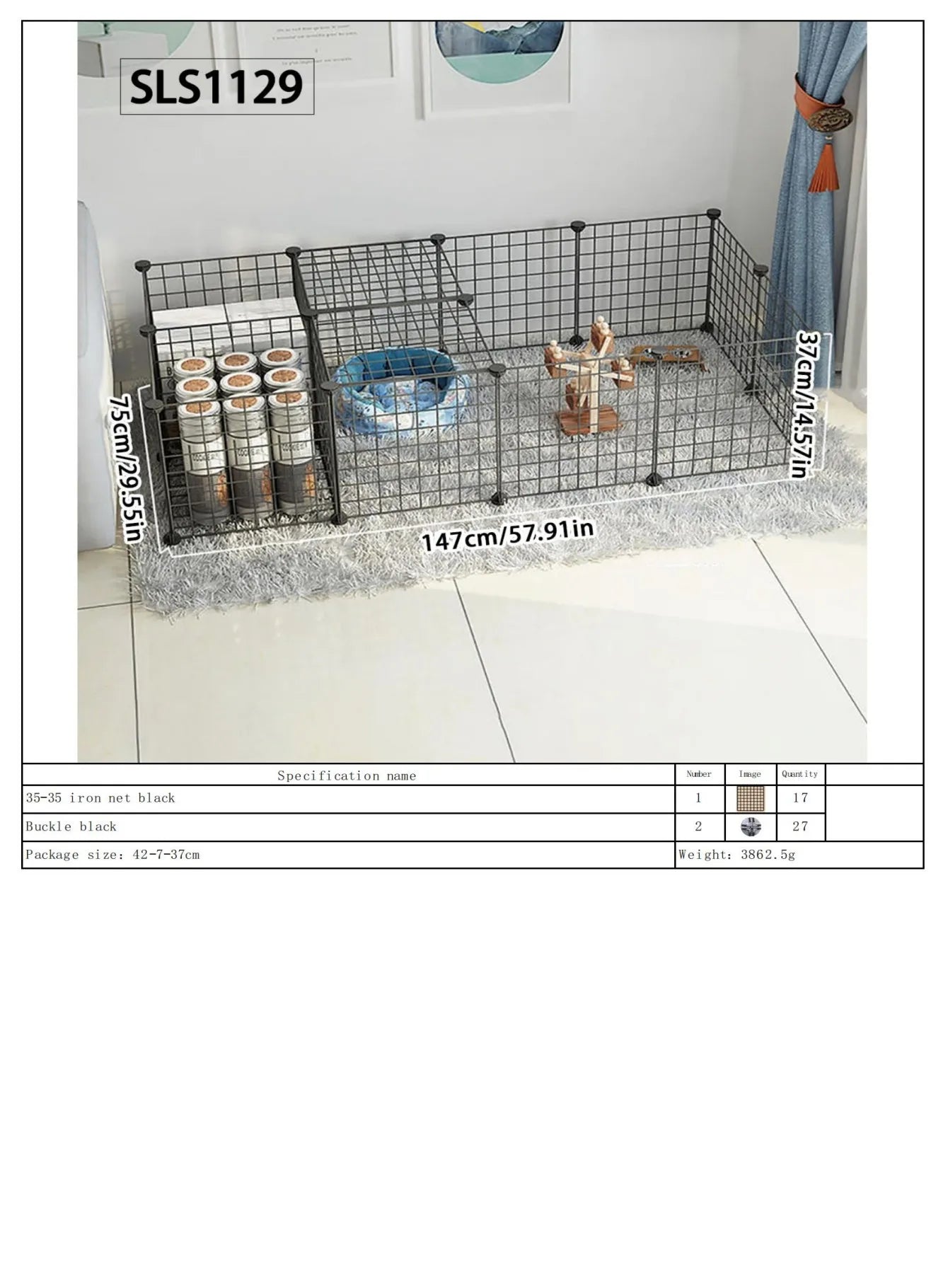Zhejiang Pet Fence Dog Barrier For Small And Medium Dogs