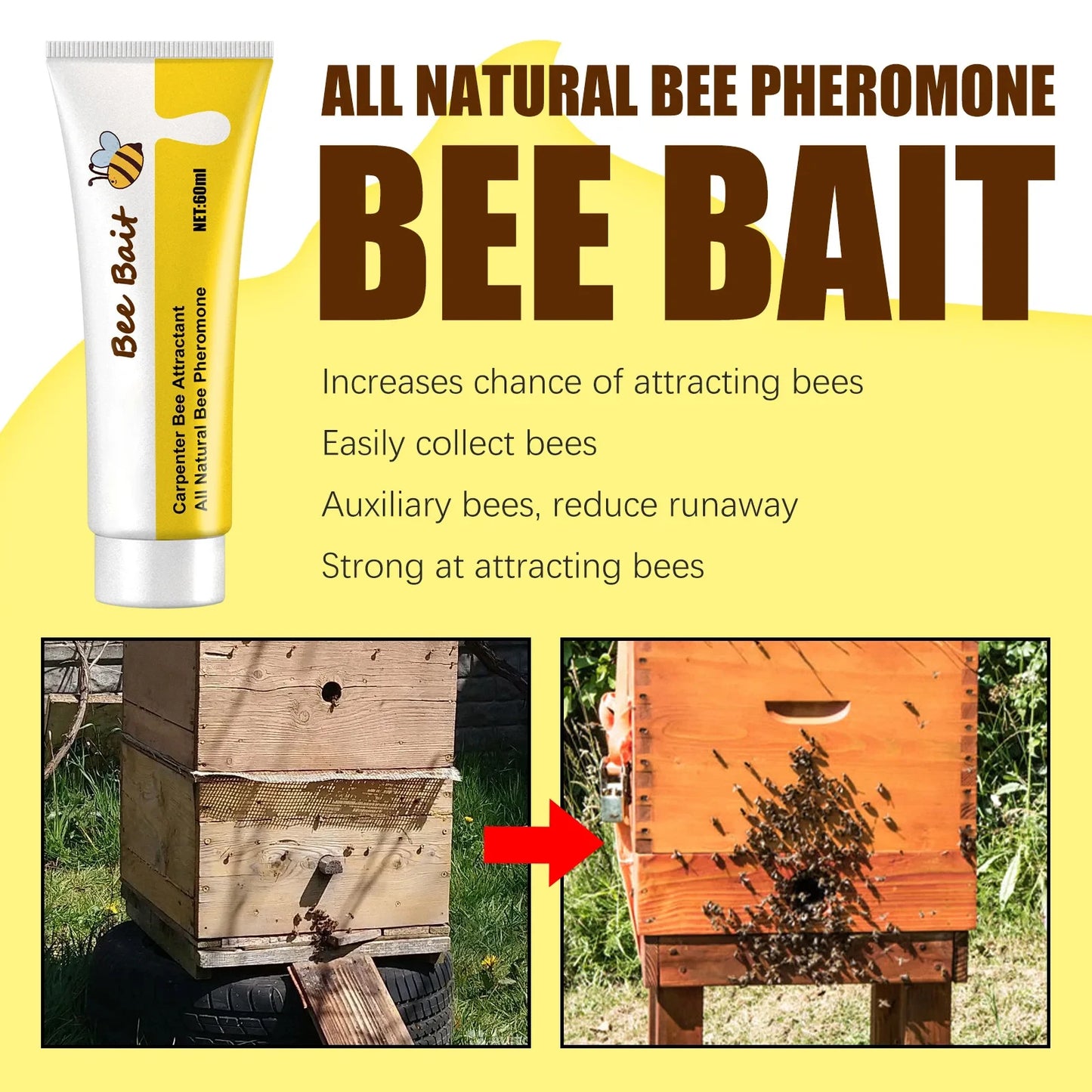 Beekeeping Bee Attractant Bait Swarm Commander Pheromone Lure