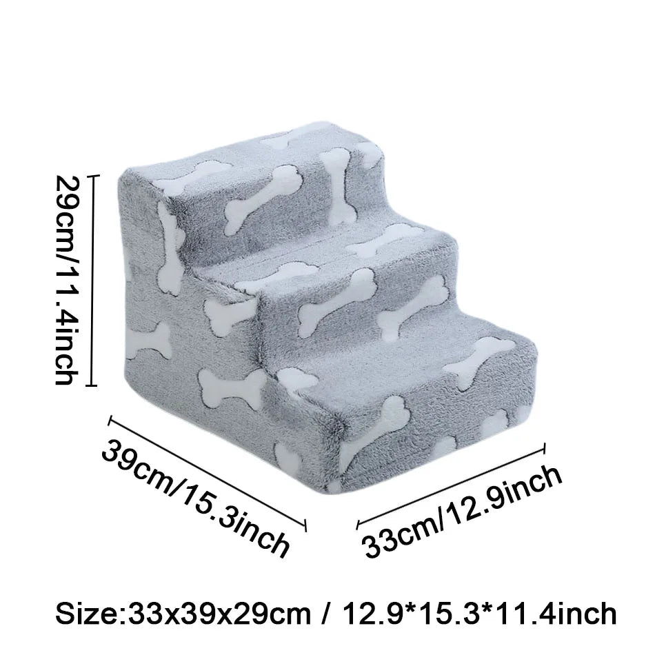 Dog Door Bone Shaped Pet Ramp Stairs for Medium Dogs