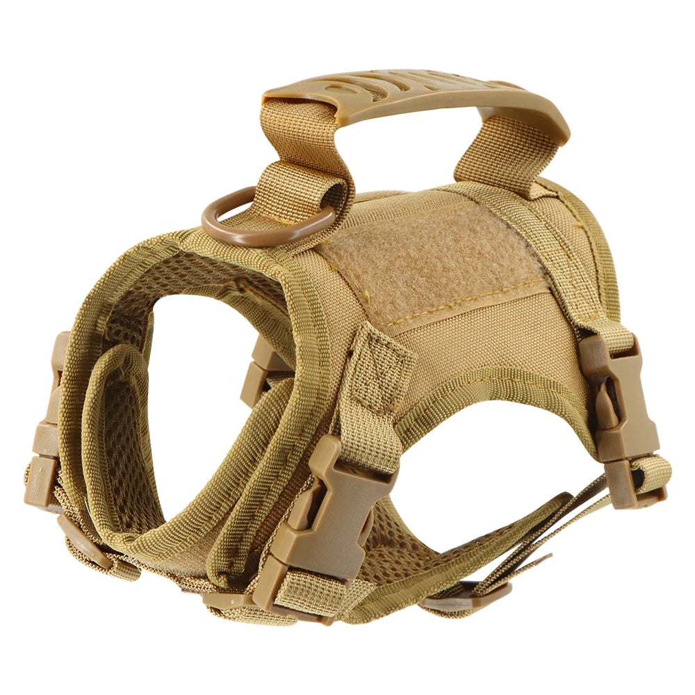 PETRAVEL Tactical Cat Harness With Handle For Training And Walking