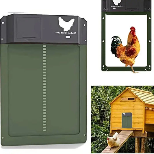 Choice Automatic Chicken Coop Door Opener Battery Powered Light Sensor