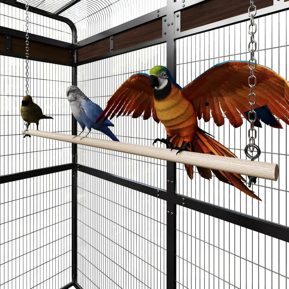Gap Stainless Steel Bird Cage For Parrots And Budgies