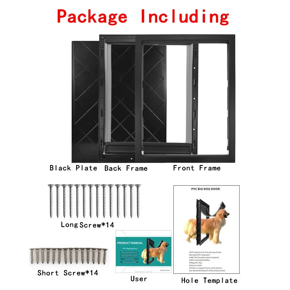 Choice Dog Door For Wooden Doors ABS Insulated Weatherproof Flap