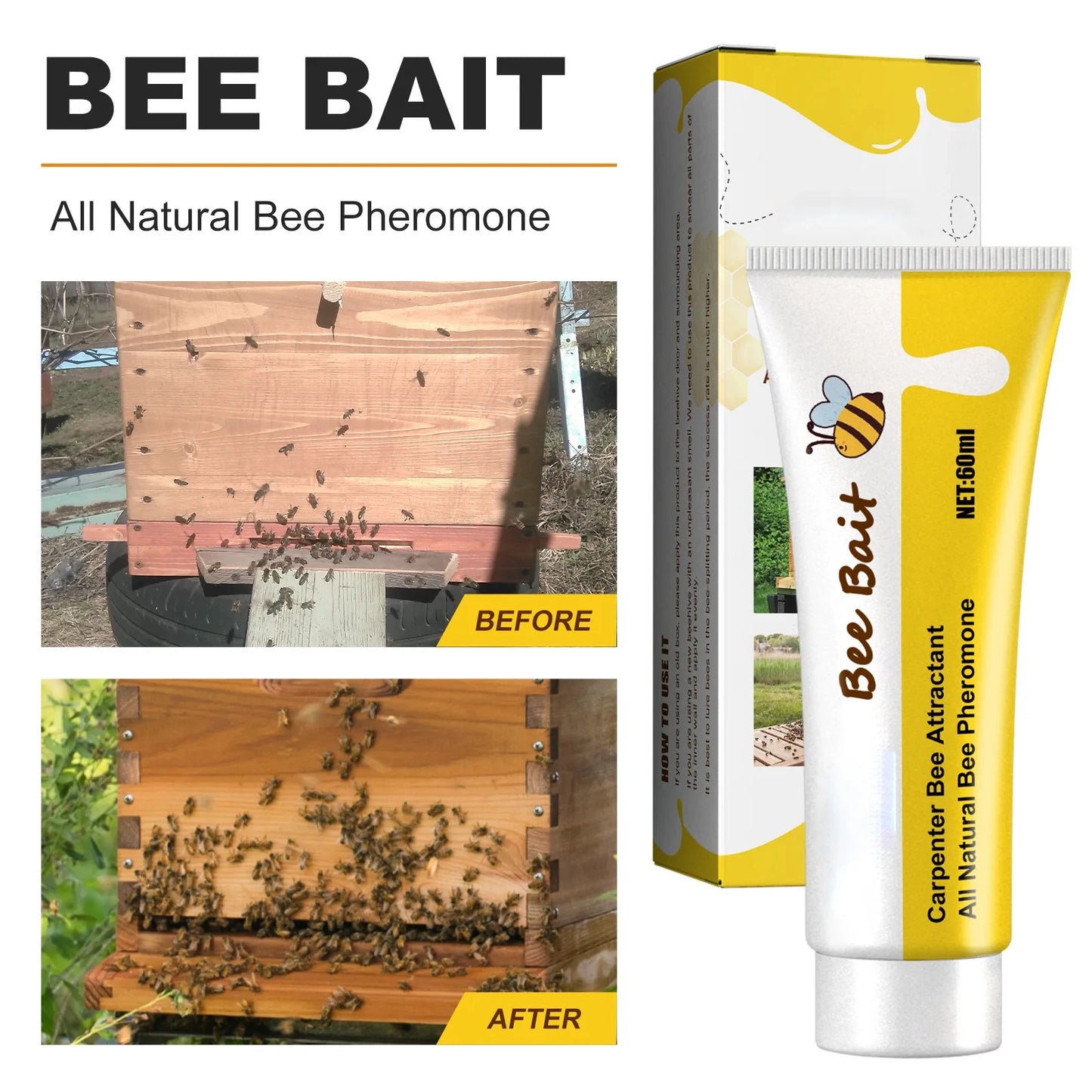 Beekeeping Bee Attractant Bait Swarm Commander Pheromone Lure