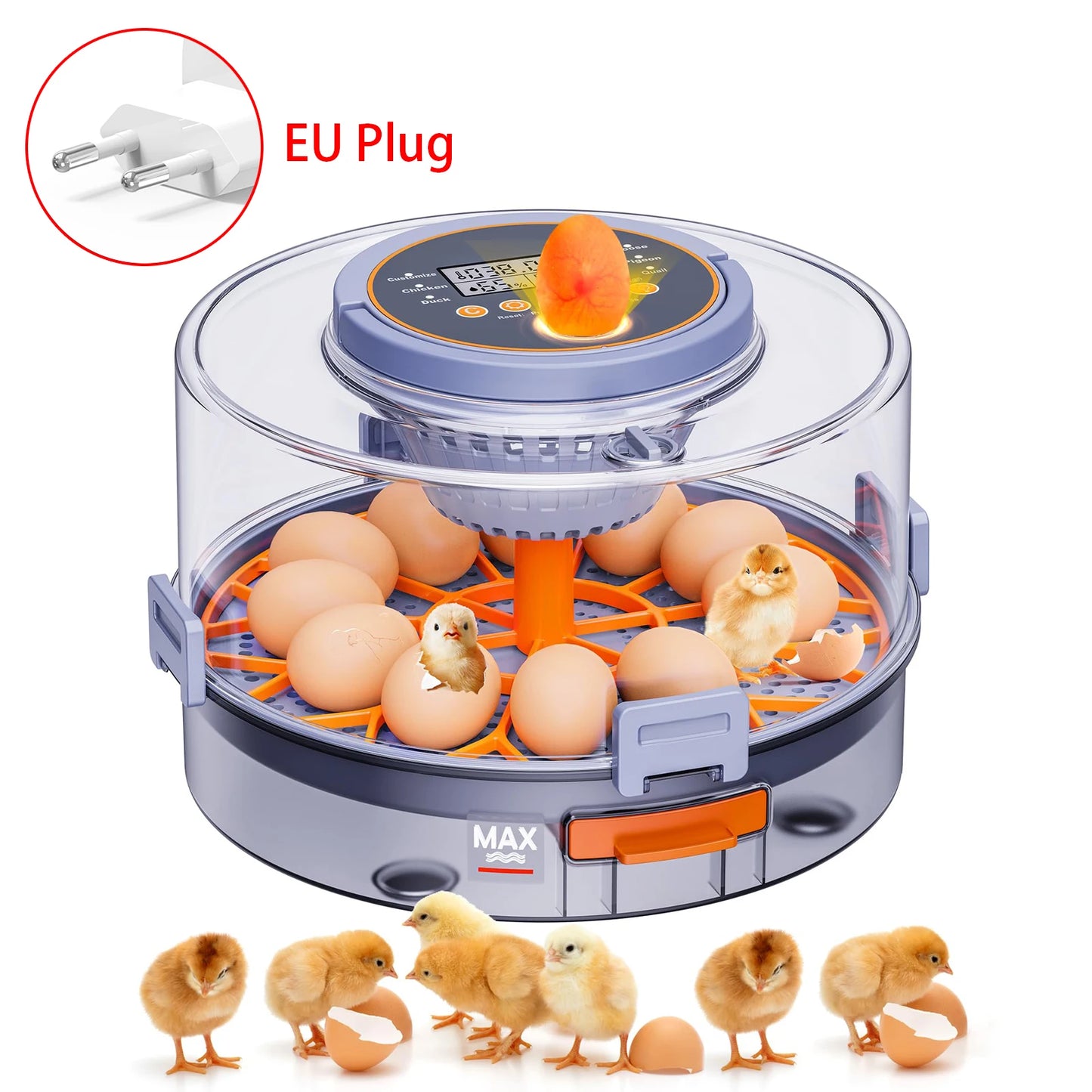 Choice 12 Egg Hatching Incubator With Automatic Turning Humidity Control