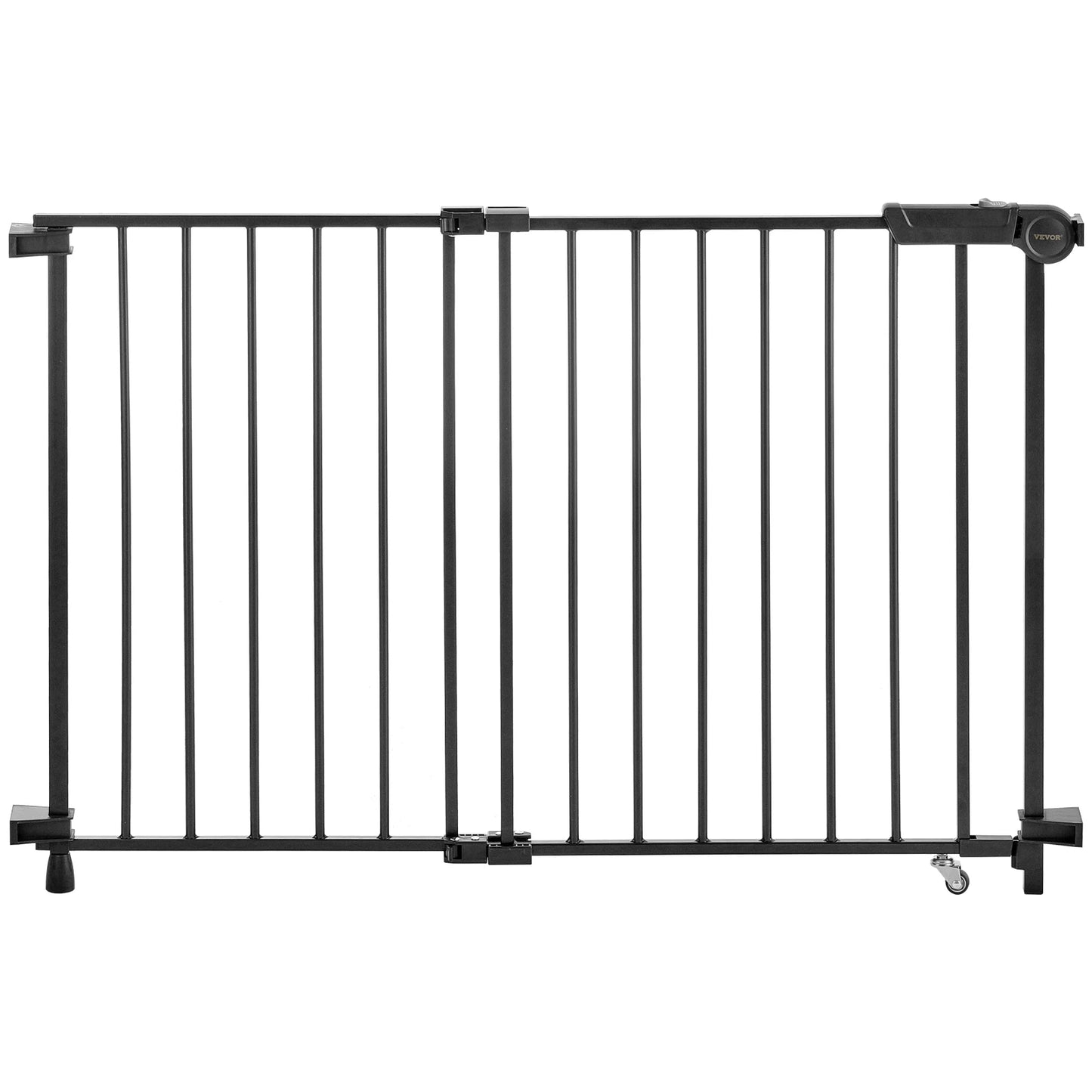 SucceBuy Adjustable Baby Gate Dog Gate With No Threshold Bar