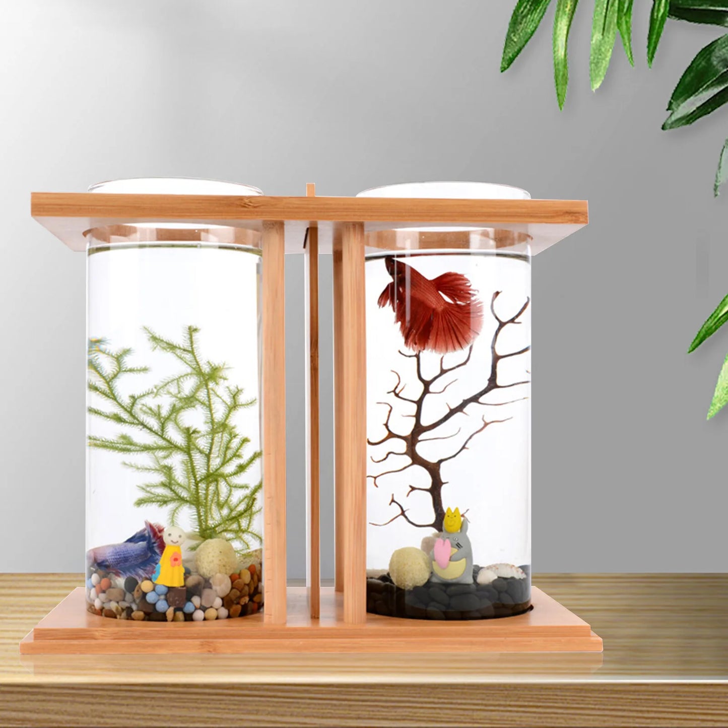Hign-concerned Desktop Betta Tank Dual Glass Aquarium