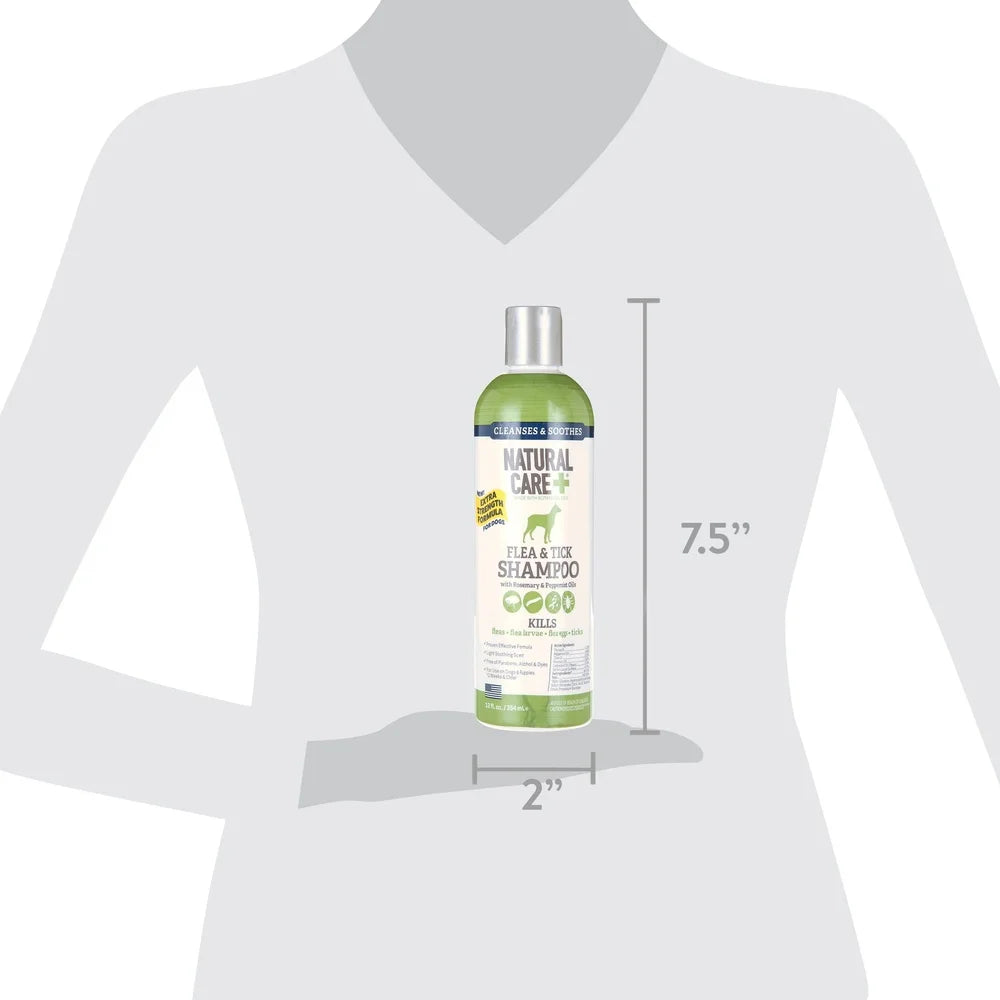 XMSJ Flea And Tick Dog Shampoo Peppermint Scent Biodegradable