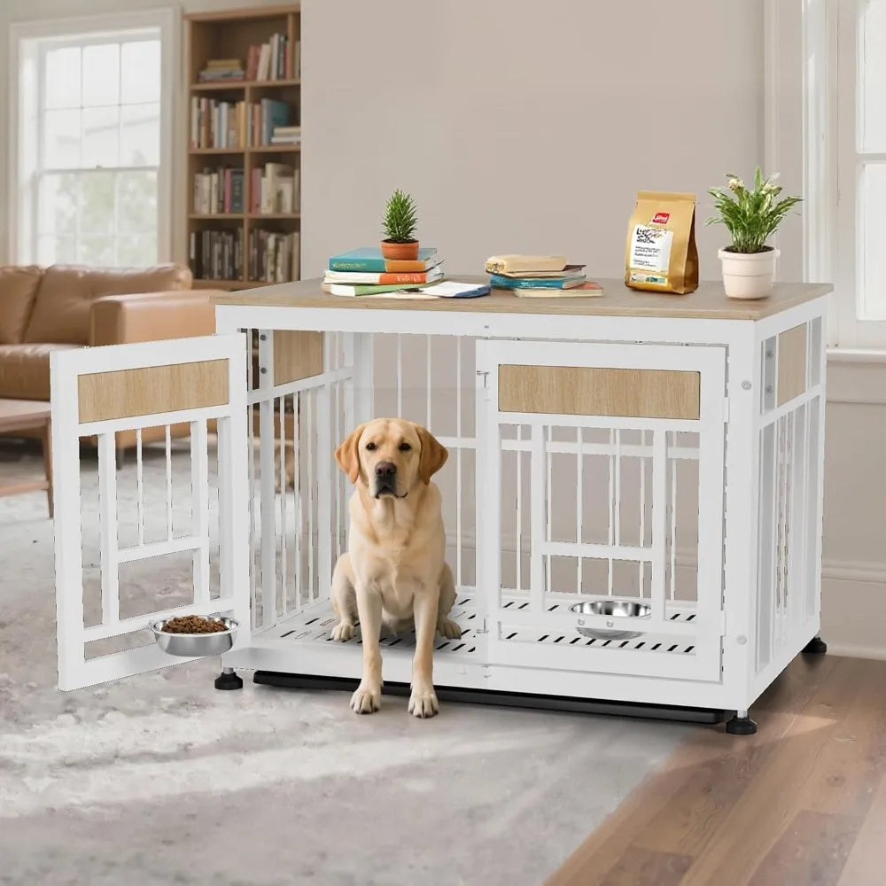 ZHUOTING Heavy Duty Dog Crate Furniture End Table Indoor