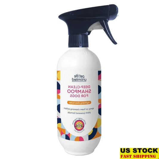 XMSJ Vanilla Ginger Deep Clean Dog Shampoo Waterless Bath Foamer