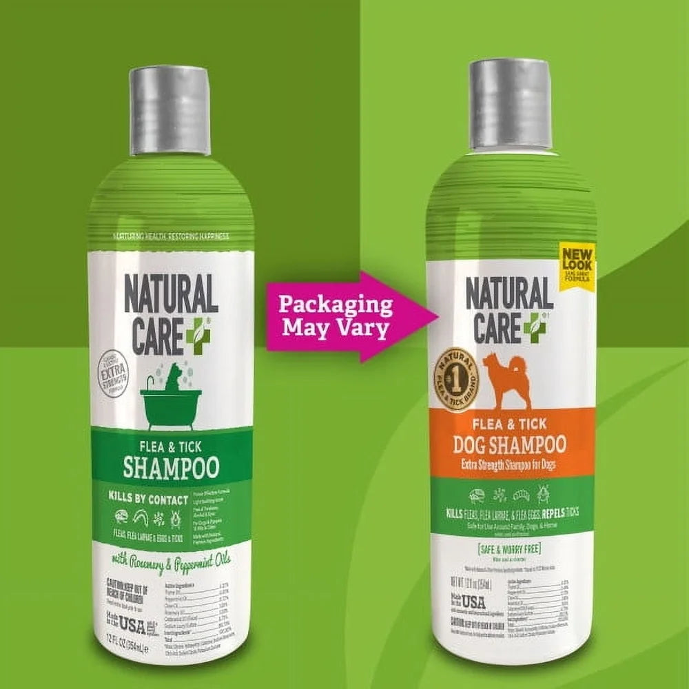 XMSJ Flea And Tick Dog Shampoo Peppermint Scent Biodegradable