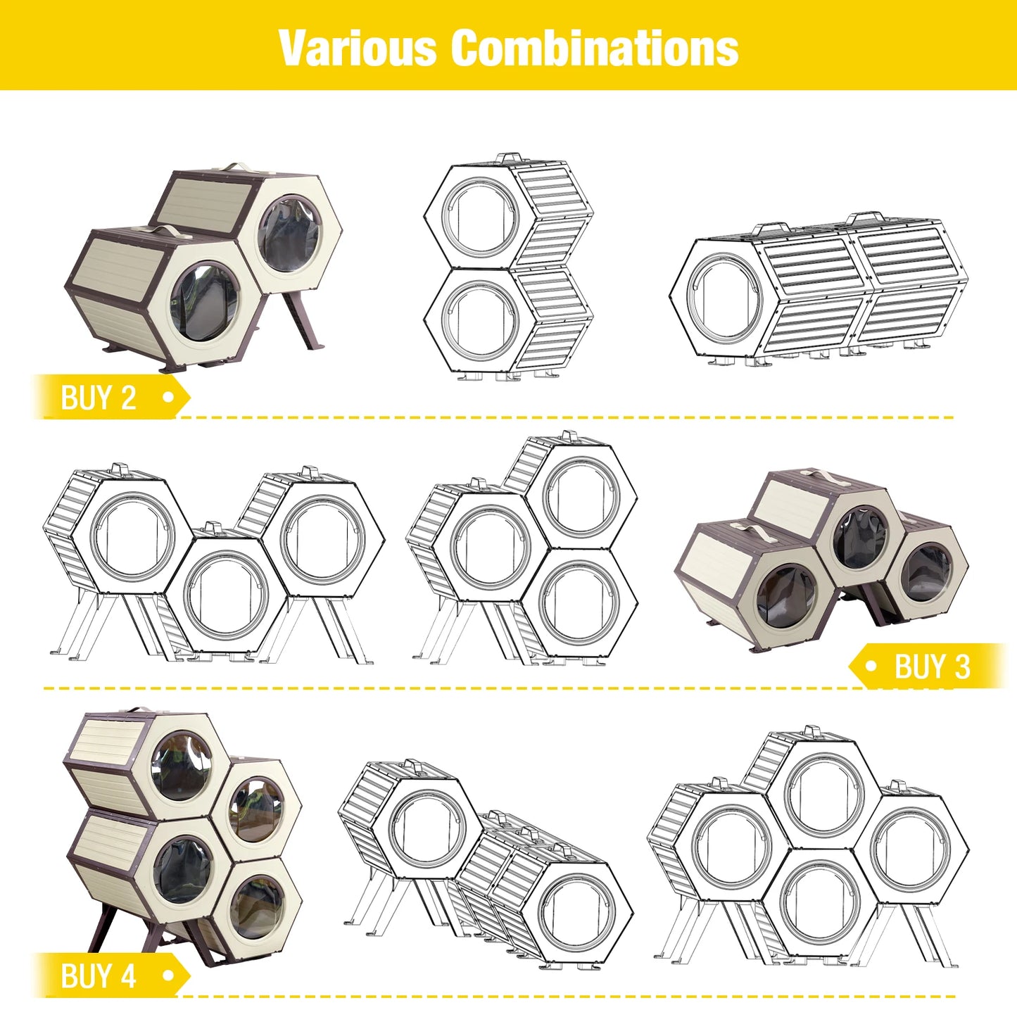 Fujian Heated Cat House With Pad In Durable PP Construction