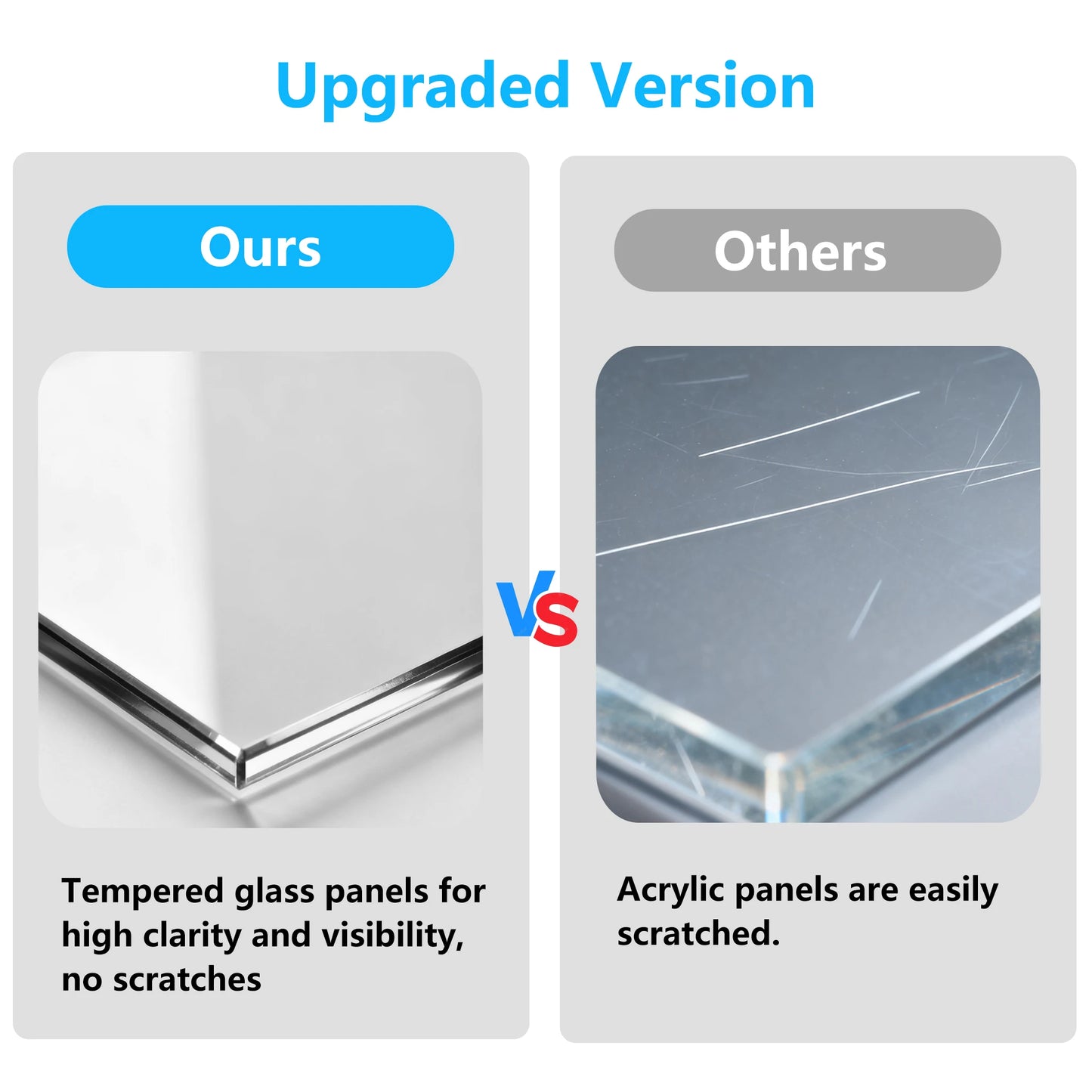 Guangdong Wooden Hamster Guinea Pig Cage With Clear Glass Panels Open Top